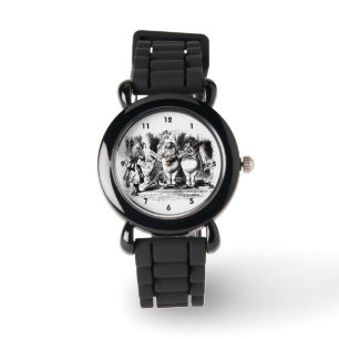Vintage Alice im Wunderland, Tweedledee Tweedledum Armbanduhr