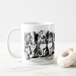 Vintage Alice im Wunderland, Tweedledee Tweedledum Kaffeetasse