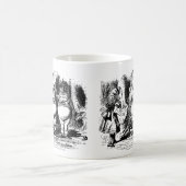Vintage Alice im Wunderland, Tweedledum Tweedledee Kaffeetasse (Mittel)