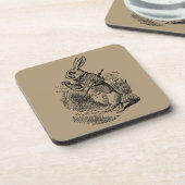 Vintage Alice im Wunderland Untersetzer (Linke Seite)