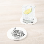 Vintage Alice im Wunderland Untersetzer (Seite)