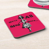 Vintage Alice im Wunderland Untersetzer (Linke Seite)