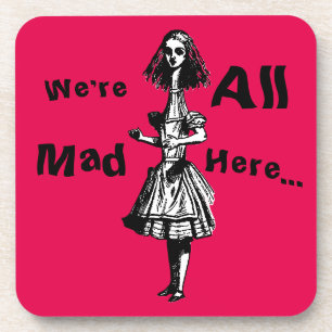Vintage Alice im Wunderland Untersetzer