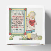Vintage Alice im Wunderland Valentine Geschenkschachtel (Oben)