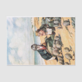 Vintage Alice im Wunderland Walrus Decoupage Seidenpapier