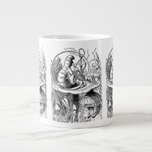 Vintage Alice im Wunderland Wasserpfeife Raupe Jumbo-Tasse
