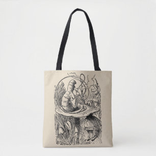 Vintage Alice im Wunderland Wasserpfeife Raupe Tasche