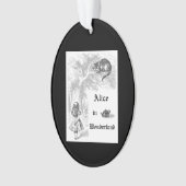 Vintage Alice im Wunderland Weihnachtsfeier Ornament (Vorderseite)