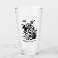 Vintage-Alice-im-Wunderland-Weißer-Hase-als-Herold