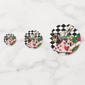 Vintage Alice im Wunderland Weißes Kaninchen Konfetti (Rückseiten)