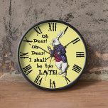 Vintage Alice im Wunderland Weißes Kaninchen Neuhe Wanduhr<br><div class="desc">Vintage Alice im Wunderland Uhr - Oh mein lieber oh lieber, verpassen Sie diese nicht! Diese geniale Uhr ist voller Charme und Charakter und wird vom weißen Kaninchen aus dem Buch der Alice im Wunderland . Diese Wanduhr fügt Ihrer Zuhause- oder Bürowand die perfekte dekorative Touch hinzu. Eine fantastische Idee...</div>