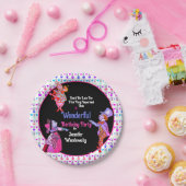 Vintage Alice im Wunderland Wunderbarer Geburtstag Pappteller (Party)