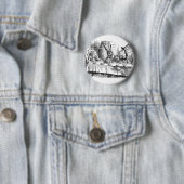 Vintage Alice im Wunderland-wütendes Button (Beispiel)