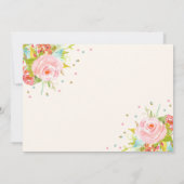 Vintage Alice in der ONEderland Einladung (Rückseite)