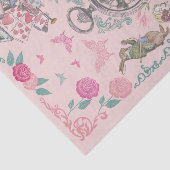 Vintage Alice in Wonderland Fairytale Decoupage Seidenpapier (Ausschnitt)