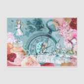 Vintage Alice in Wonderland Leimschnitt Seidenpapier (Vorderseite)