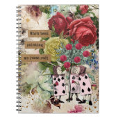 Vintage Alice in Wonderland Notizblock (Vorderseite)