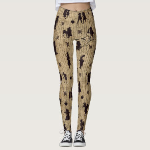 Vintage-Alice-Muster-Leggings Leggings