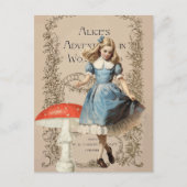 Vintage Alice Postkarte (Vorderseite)