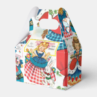 Vintage Alice / Red Riding Hood / Goldilocks Geschenkschachtel