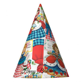 Vintage Alice / Red Riding Hood / Goldilocks Partyhütchen