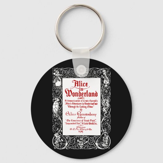 Vintage Alice Schlüsselanhänger (Vorderseite)
