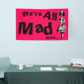 Vintage Alice Stretched in Wonderland Banner (Messeveranstaltung)