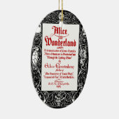 Vintage-Alice-Titelblatt Keramikornament (Rechts)