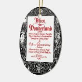 Vintage-Alice-Titelblatt Keramikornament (Links)
