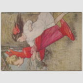 Vintage Alice's Adventures in Wonderland Red Queen Seidenpapier (Vorderseite)