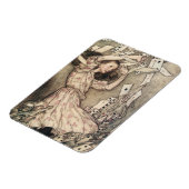 Vintage Alices Adventures in Wunderland von Rackha Magnet (Linke Seite)