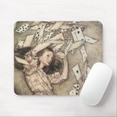 Vintage Alices Adventures in Wunderland von Rackha Mousepad (Mit Mouse)