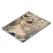 Vintage Alices Adventures in Wunderland von Rackha Notizblock (Linke Seite)