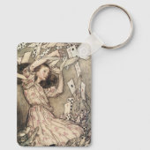 Vintage Alices Adventures in Wunderland von Rackha Schlüsselanhänger (Rückseite)