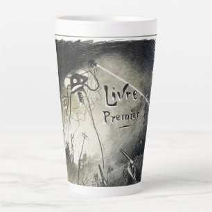 Vintage-Alien-Invasion-Weltkriegs-UFO-Film Milchtasse
