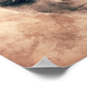 Vintage Alien Poster (Ecke)