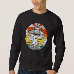 Vintage Alien Ufo Hunter - Ich Wollte zu glauben 1 Sweatshirt