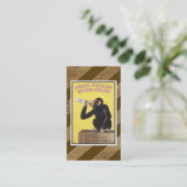 Vintage Alkohol-Geschäfts-Karte Visitenkarte (Stehend Vorderseite)