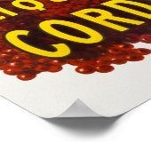 Vintage Alkoholwerbung Poster (Ecke)