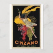 Vintage Alkoholwerbung Postkarte (Vorderseite)