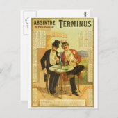 Vintage Alkoholwerbung Postkarte (Vorne/Hinten)