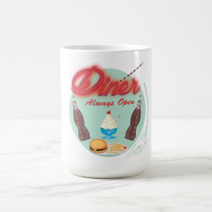 Vintage All American Diner Kaffeetasse