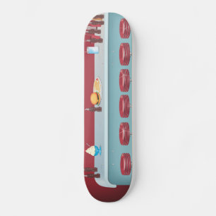 Vintage All American Diner Skateboard
