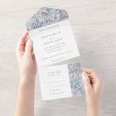 Vintage All-in-One-Tear-Away-UAWG Einladung (Abreißen)