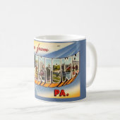 Vintage Allentown PA-Tasse Kaffeetasse (VorderseiteRechts)