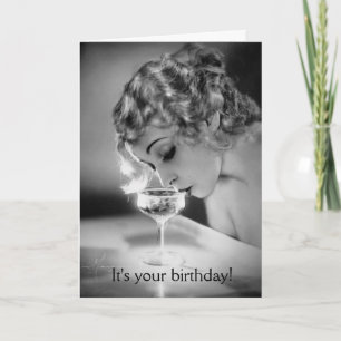 Vintage- Alles Gute zum Geburtstag!, Karte