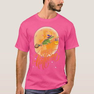 Vintage-Alligator-Fahrt-Hexe-Schrotflinte-Alligato T-Shirt
