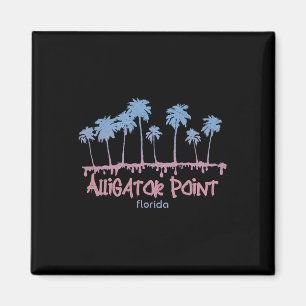 Vintage Alligator Point Florida Strand Retro Surf Magnet
