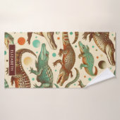 Vintage Alligatorenamlees Badehandtuch (Badehandtuch)