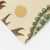 Vintage Alligatorenamlees Fleecedecke (Ecke)